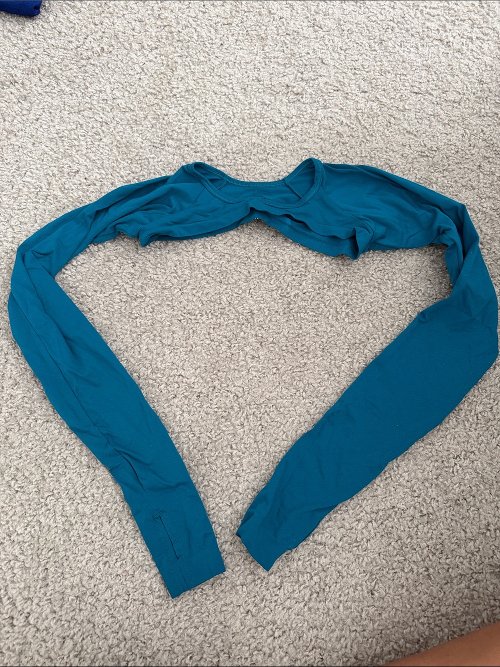 Dfyne Teal Women's Long Sleeve Shrug - Lightweight Layering Top